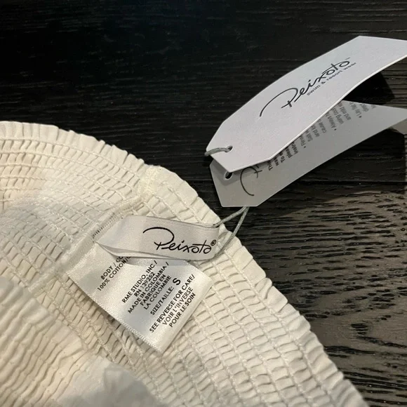 Peixoto mini skirt in white. Size small. - Picture 7 of 9